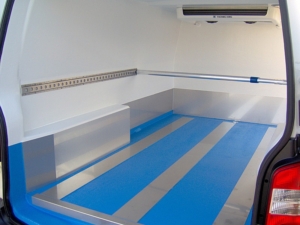 Palletbane met RVS stootrand