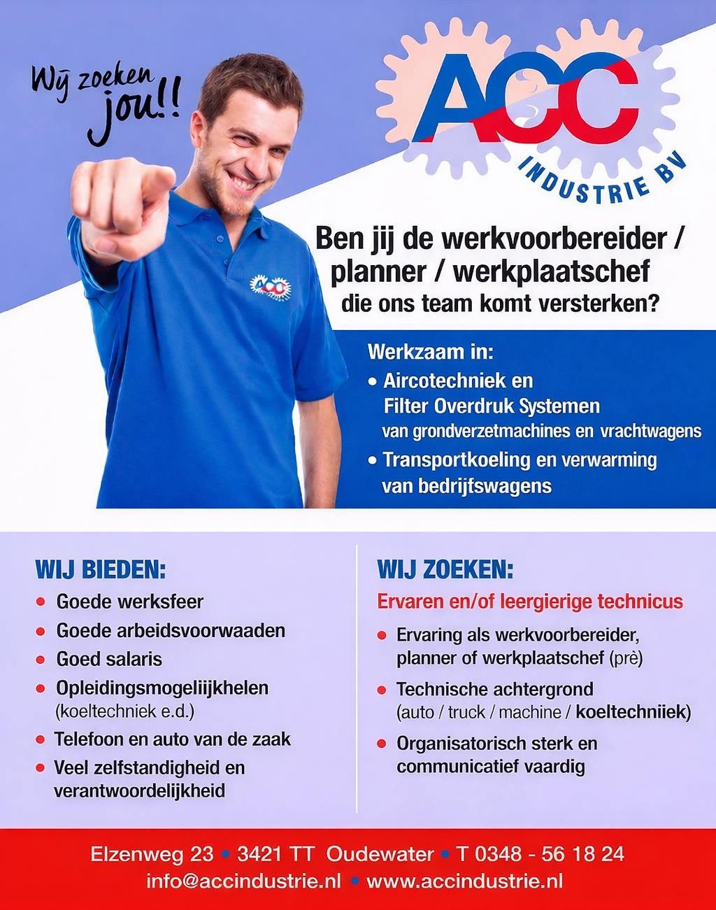 Vacature Werkvoorbereider